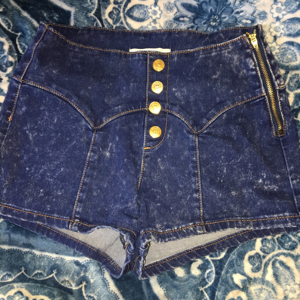 High waisted shorts
